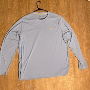 Under Armor Heat Gear Baby Blue Men’s XL Long Sleeve